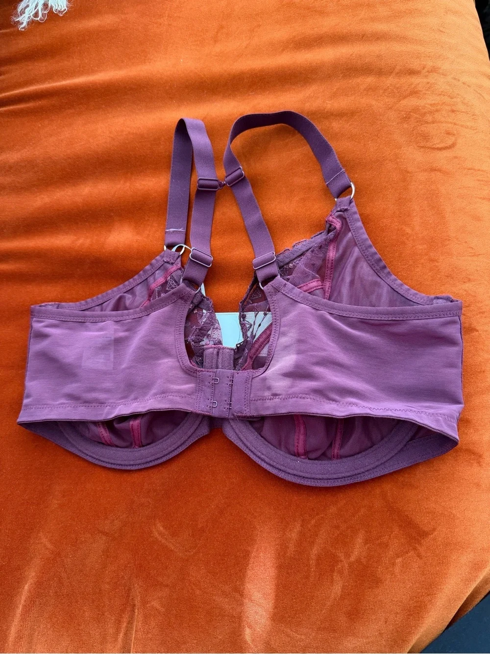 Elomi NWT Mathilda Bra in Berry Convertible To Racerback Unlined 36H - Picture 3 of 11